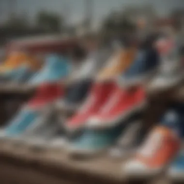 Historical timeline of skate shoe evolution