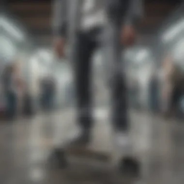 Quicksilver Pants in Skate Culture Group of skaters showcasing different outfits with Quicksilver Pants