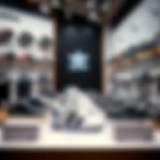 Adidas Footwear Display Adidas footwear display in a modern retail store