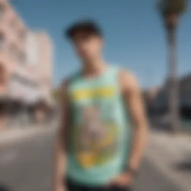 Streetwear Style with Ripndip Tank Tops Streetwear styling with Ripndip tank tops in urban setting