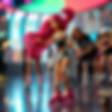 Infographic detailing the marketing strategies used for Roller Skater Barbie