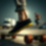 Anatomy of flat feet and skateboard design