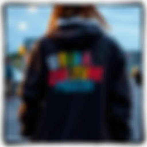 A stylish street hoodie representing urban culture