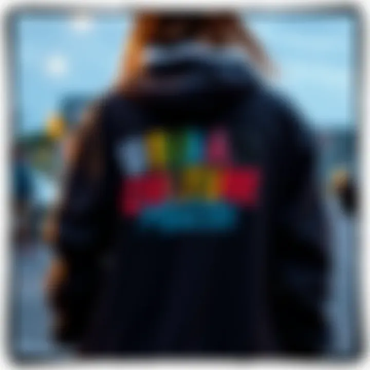 A stylish street hoodie representing urban culture