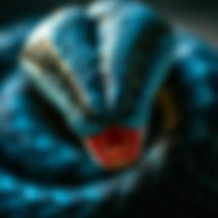 Exploring the Aesthetics and Symbolism of Blue and Black Pit Vipers Summary