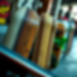 Diverse longboard styles showcased together