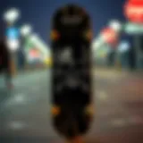 Artistic representation of a Death Wish skateboard deck