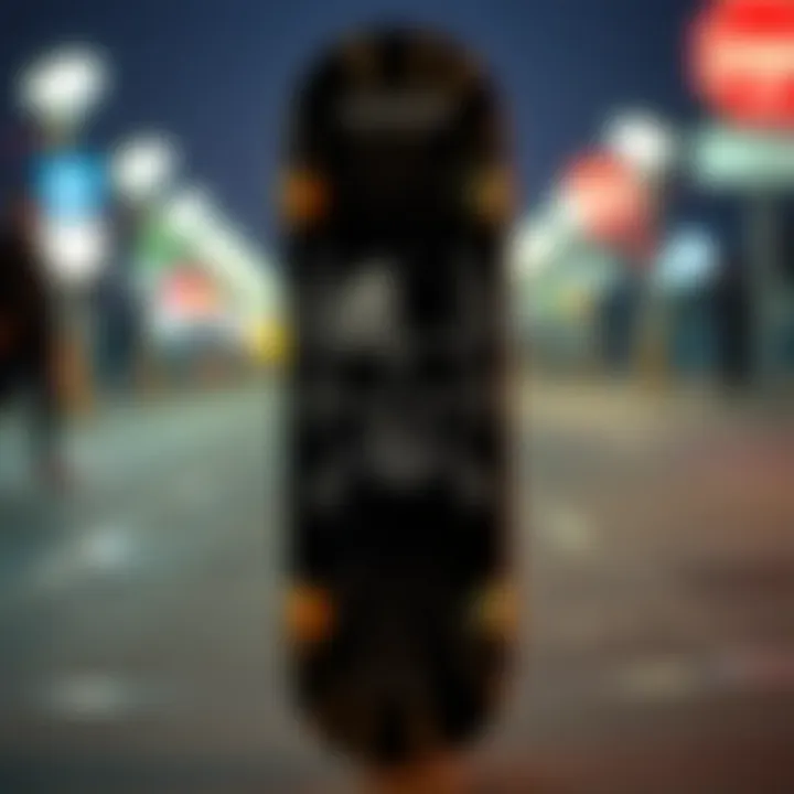 Artistic representation of a Death Wish skateboard deck