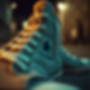 Close-up of Converse High Top Details