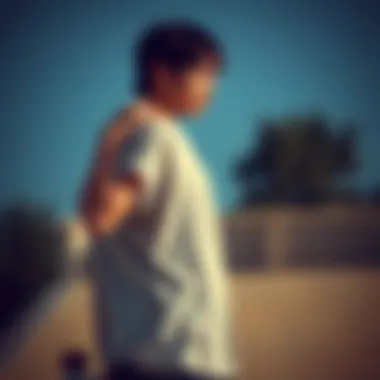 Different ways to style a dropped shoulder t-shirt