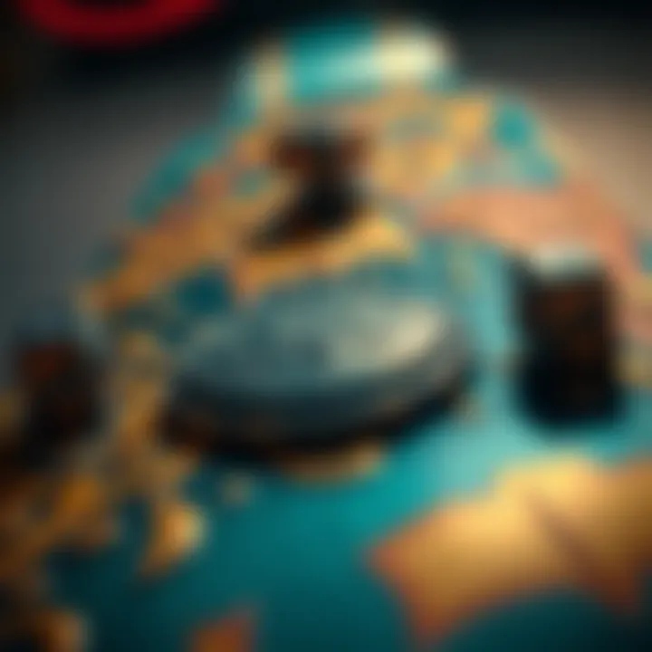 Close-up view of the Globe Nickel Board showcasing its intricate design and craftsmanship.