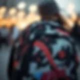 A close-up of the My Hero Backpack showcasing its unique design elements.