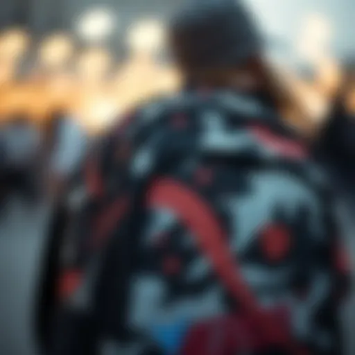 A close-up of the My Hero Backpack showcasing its unique design elements.