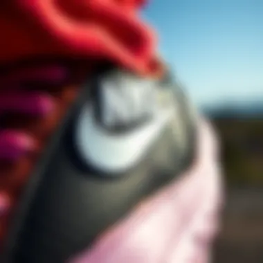 Close-up of the eco-friendly materials used in the Nike Daybreak Summit