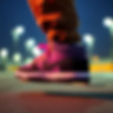 Stylized view of the Nike Daybreak Summit showcasing its unique silhouette