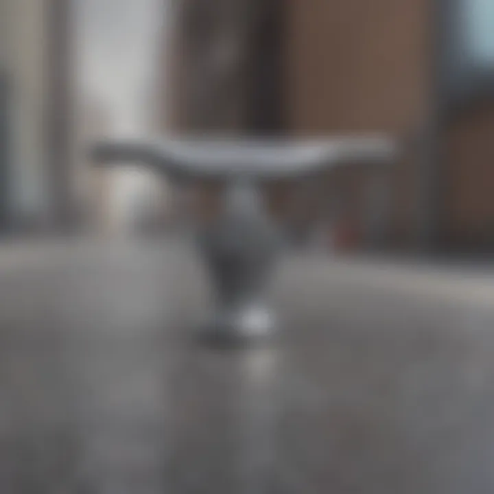 Detailed view of the Silver T Tool highlighting its unique features