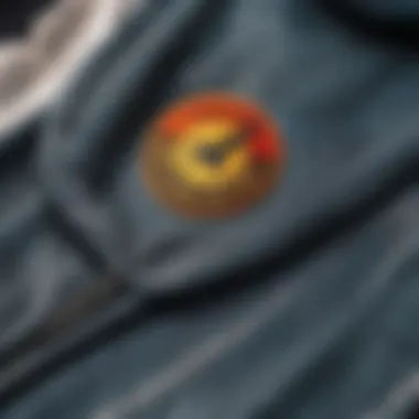 Quality Fabric of Spitfire Hoodie Close-up of Spitfire hoodie fabric showcasing quality