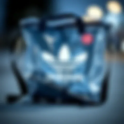 Sleek Design of Adidas Clear Bag Close-up of Adidas clear bag showcasing its sleek design