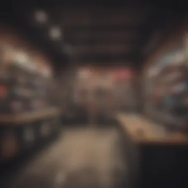Vans Store Interior Interior shot capturing the vibrant atmosphere and skate culture within the store.