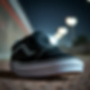 Quality Materials of Vans Ultrange Exo Shoes Materials used in Vans Ultrange Exo shoes emphasized in a close-up view