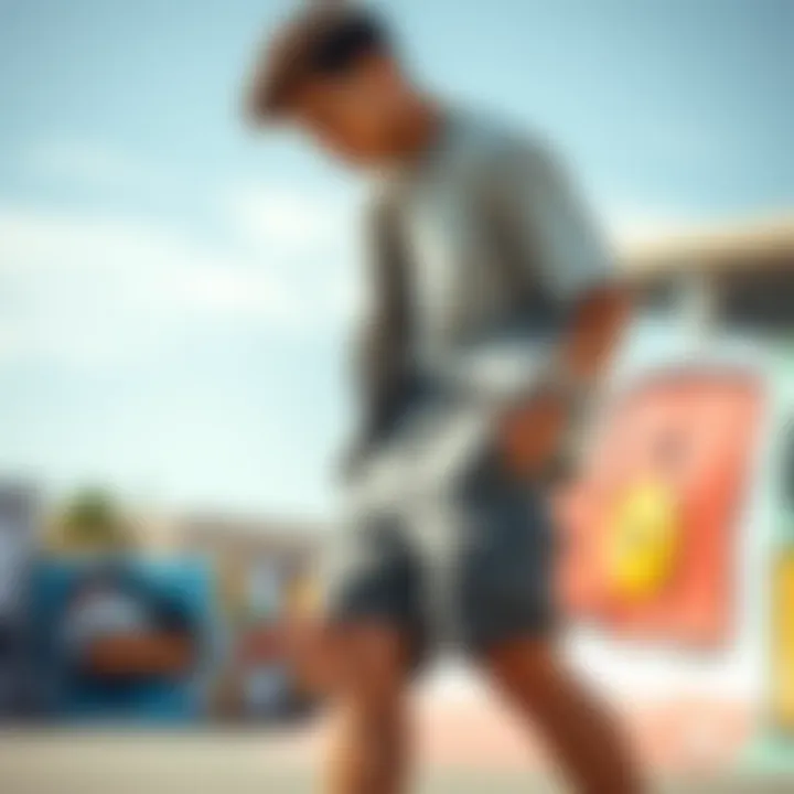 Diverse Styling Options for Grey Khaki Shorts Variety of styling options for grey khaki shorts