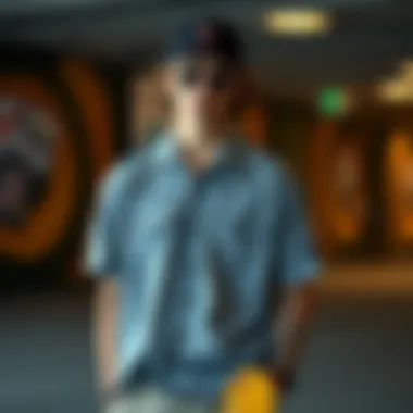 Stylish Outfit Combinations A collection of styled outfits incorporating the grey Dickies shirt