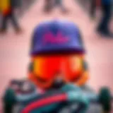 Poler Hat and Skateboarding Gear A vibrant poler hat displayed with skateboarding gear