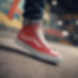 Close-up view of Simple OS shoes showcasing their unique design