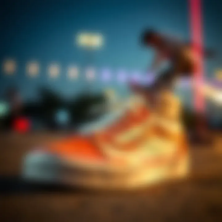 Cultural Significance of Vans Hi White A collage illustrating the cultural significance of Vans Hi White