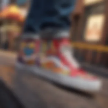 Cultural Artistry in Vans Loteria Shoes Vibrant design of Vans Loteria shoes showcasing cultural elements