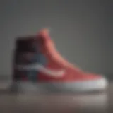 Close-up of Vans OTW High Tops showcasing unique design details
