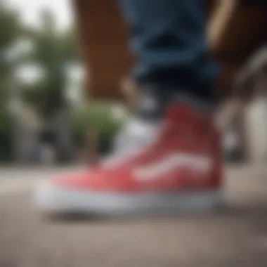 Skater sharing insights while wearing Vans OTW High Tops