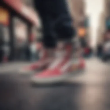 Vans OTW High Tops in an urban skateboarding environment