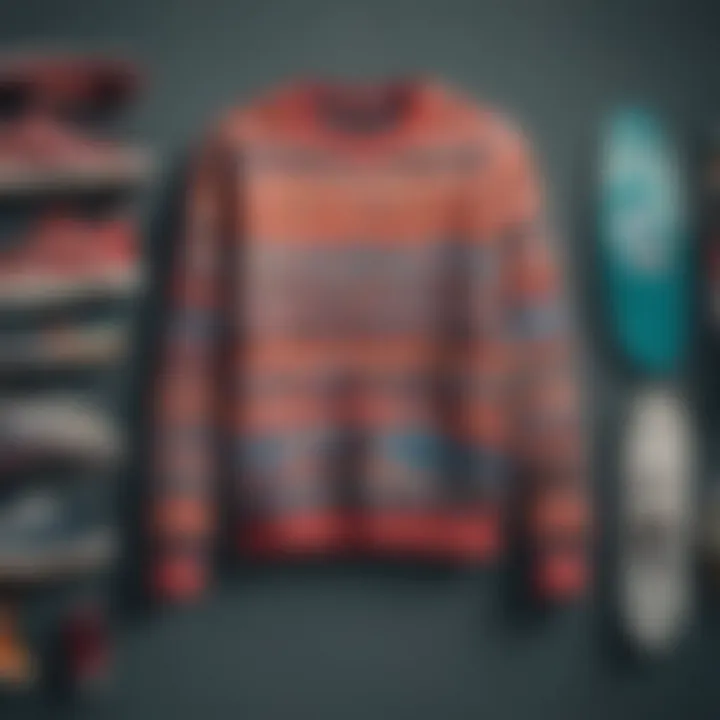 Vans sweater showcasing unique design elements and vibrant colors