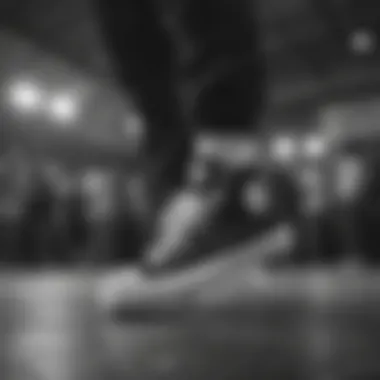Performance of Converse in Skate Culture Skater performing trick wearing Converse shoes