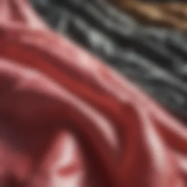 Fabric Insights: Texture of Windbreaker Jackets Close-up of fabric texture of a windbreaker jacket
