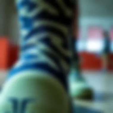 Quality Materials of Stance Socks Close-up of high-quality materials used in stance socks