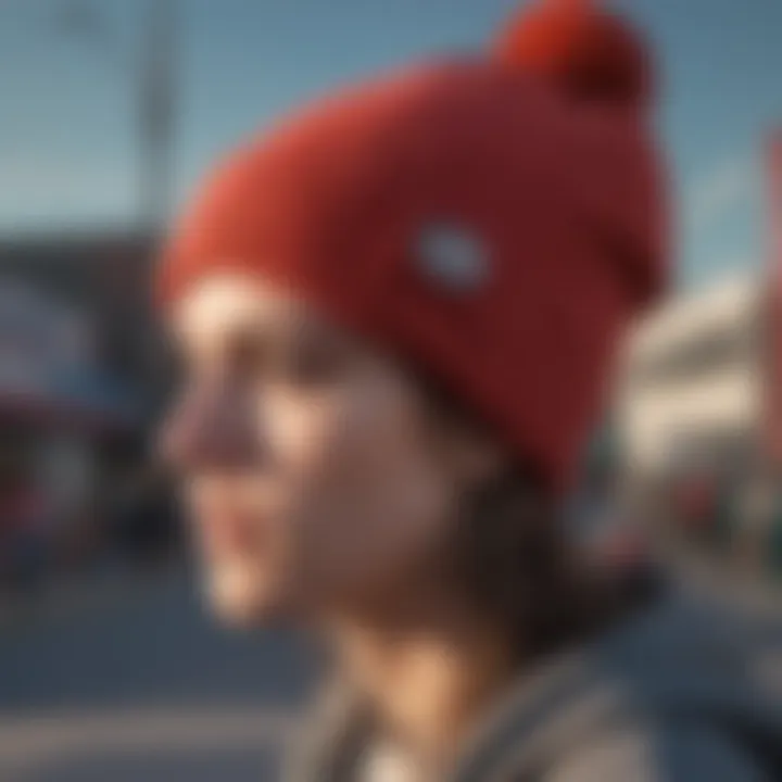 Showcasing essential features of a quality beanie for skateboarders