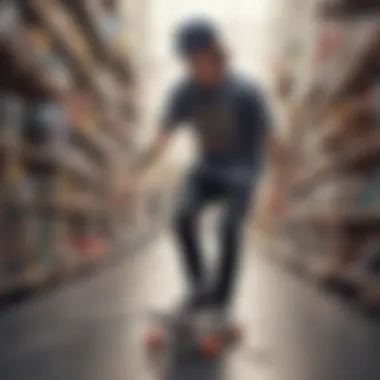Exploring Online Retailers Online shopping experience for skateboards with various options