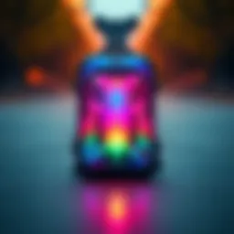 Innovative design of a holographic hydration pack