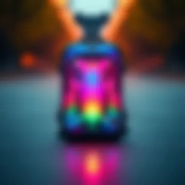 Innovative design of a holographic hydration pack