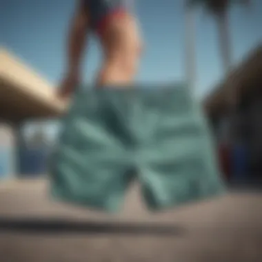 Variety of HUF Shorts A collection of HUF shorts in various colors and styles