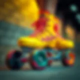 Stylish design of Impala quad skates showcasing vibrant colors