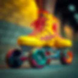 Stylish design of Impala quad skates showcasing vibrant colors
