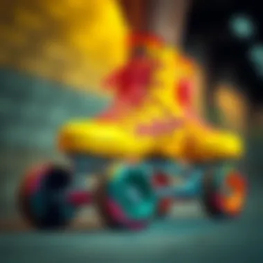 Stylish design of Impala quad skates showcasing vibrant colors