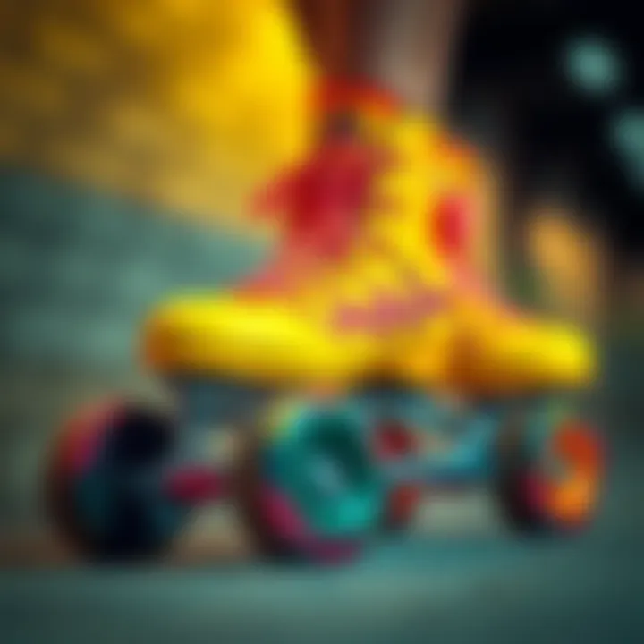 Stylish design of Impala quad skates showcasing vibrant colors