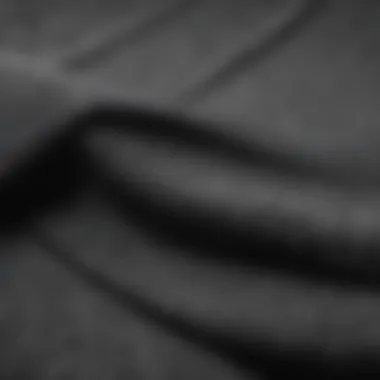 Breathable and Flexible Material of Skate Pants A close-up of the fabric texture of loose skate pants showcasing breathability and flexibility