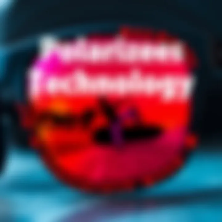 Exploring Polarized Lens Technology Close-up of polarized lens technology in Neff sunglasses