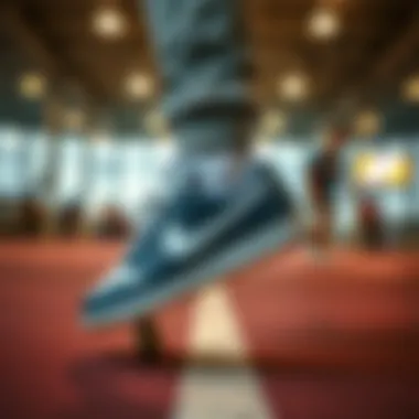 A lifestyle shot capturing the essence of skate culture featuring Nike Everyday Lightweight shoes