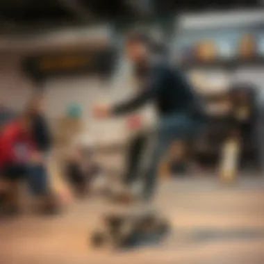 Educative workshop for aspiring skateboarders